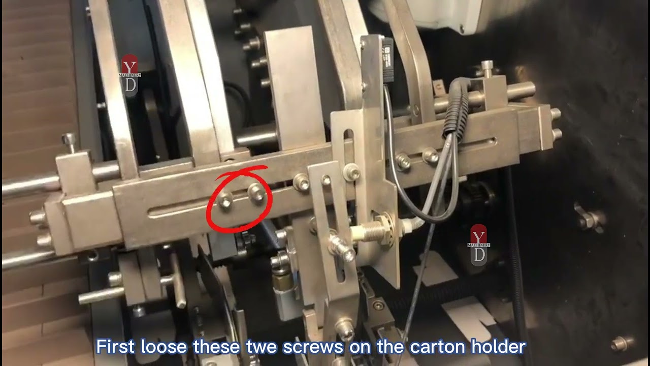 Adjust the Packaging Width and Length of the Cartoning Machine