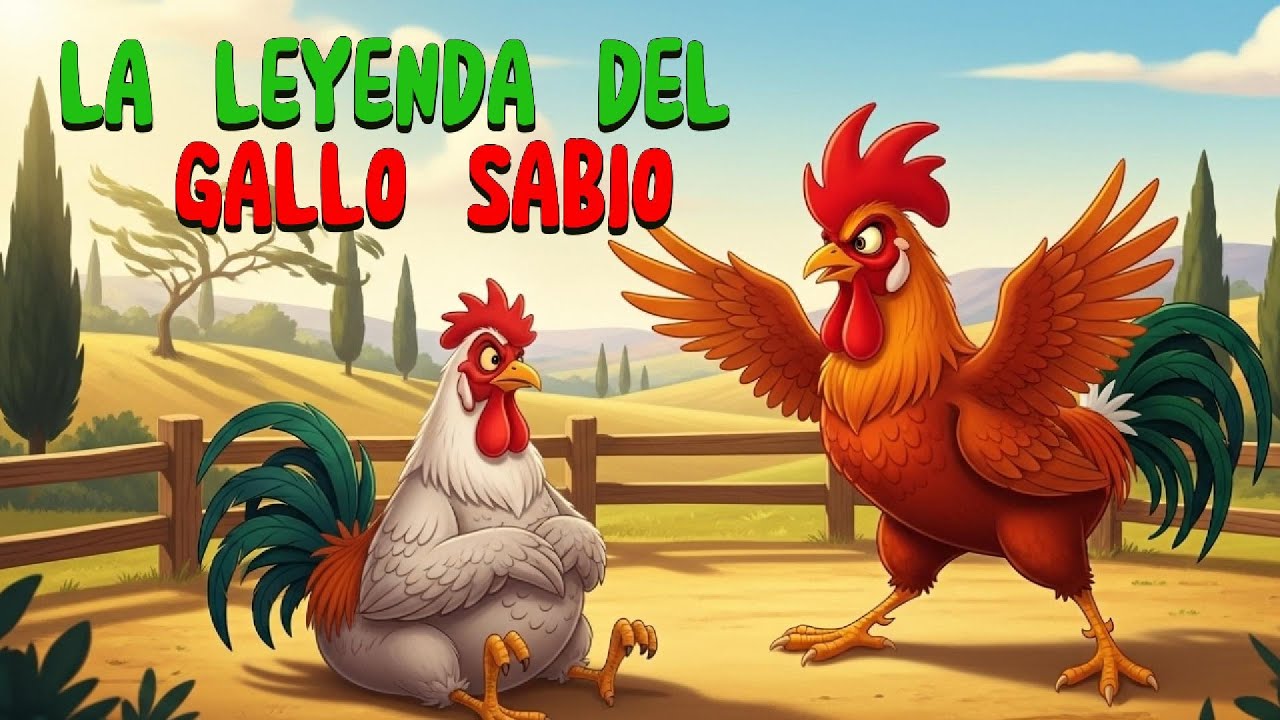 La Leyenda del Gallo Sabio y el Gallo Joven