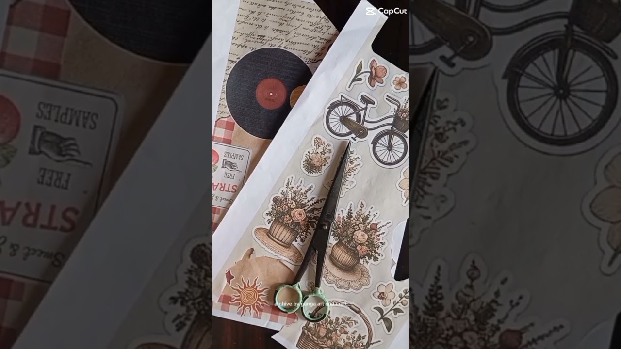 vintage pages DIY