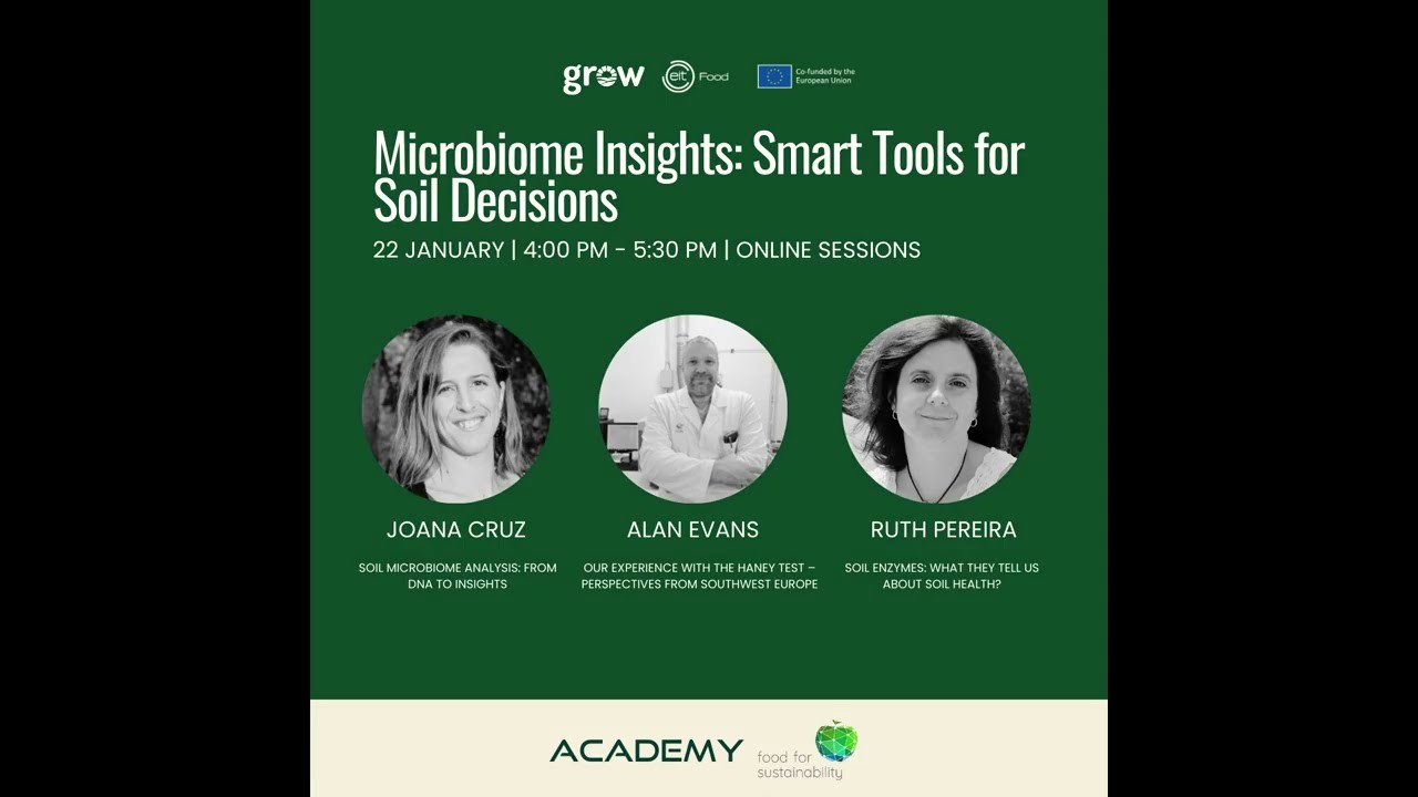 Webinar - 22nd of January 2026 - Microbiome Insights: Smart Tools for Soil Decisions