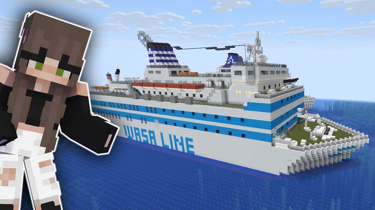 RAKENNETAAN M/S WASA KING MINECRAFTISSA