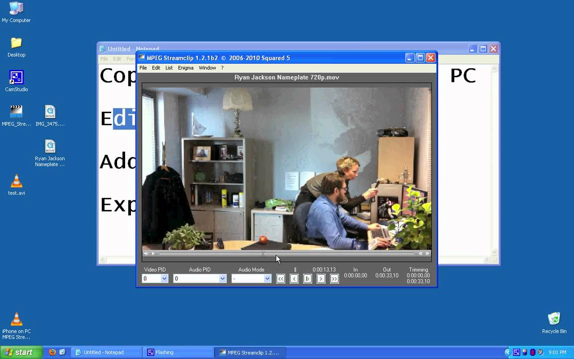 Quick Editing iPhone 4G video with MPEG Streamclip on a PC