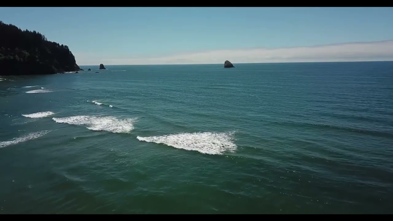 🌊 Oregon Coast Ocean Sounds & Sights for Sleep, ASMR, Focus Reduce Stress | Ultra Relaxing Waves
