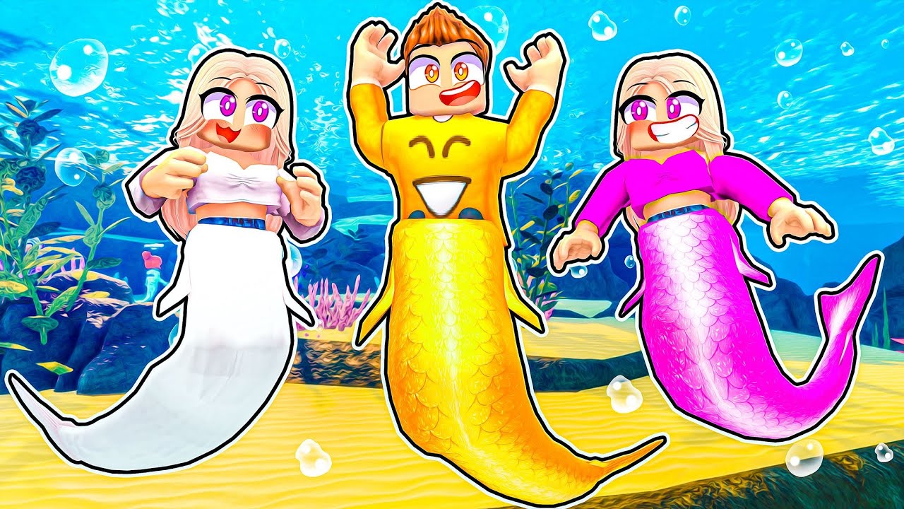 ZOSTALIŚMY SYRENAMI Z SMILESLOW I MOJĄ SIOSTRĄ BLIŹNIACZKĄ w ROBLOX! (Mermaid Lagoon)