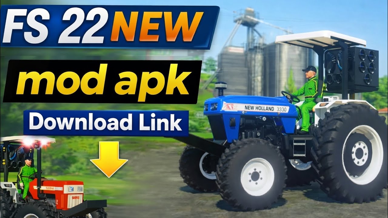 "FS 22 NEW Mod APK 😱 | New Tractor Mods 🚜 | Farming Simulator 22 Download Link 👇"