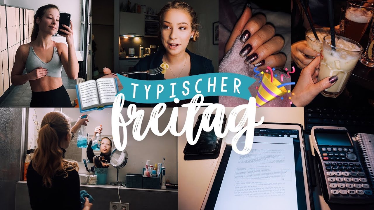 FREITAGS-VLOG: Putzen, Uni Kram, Sport, Feiern // JustSayEleanor
