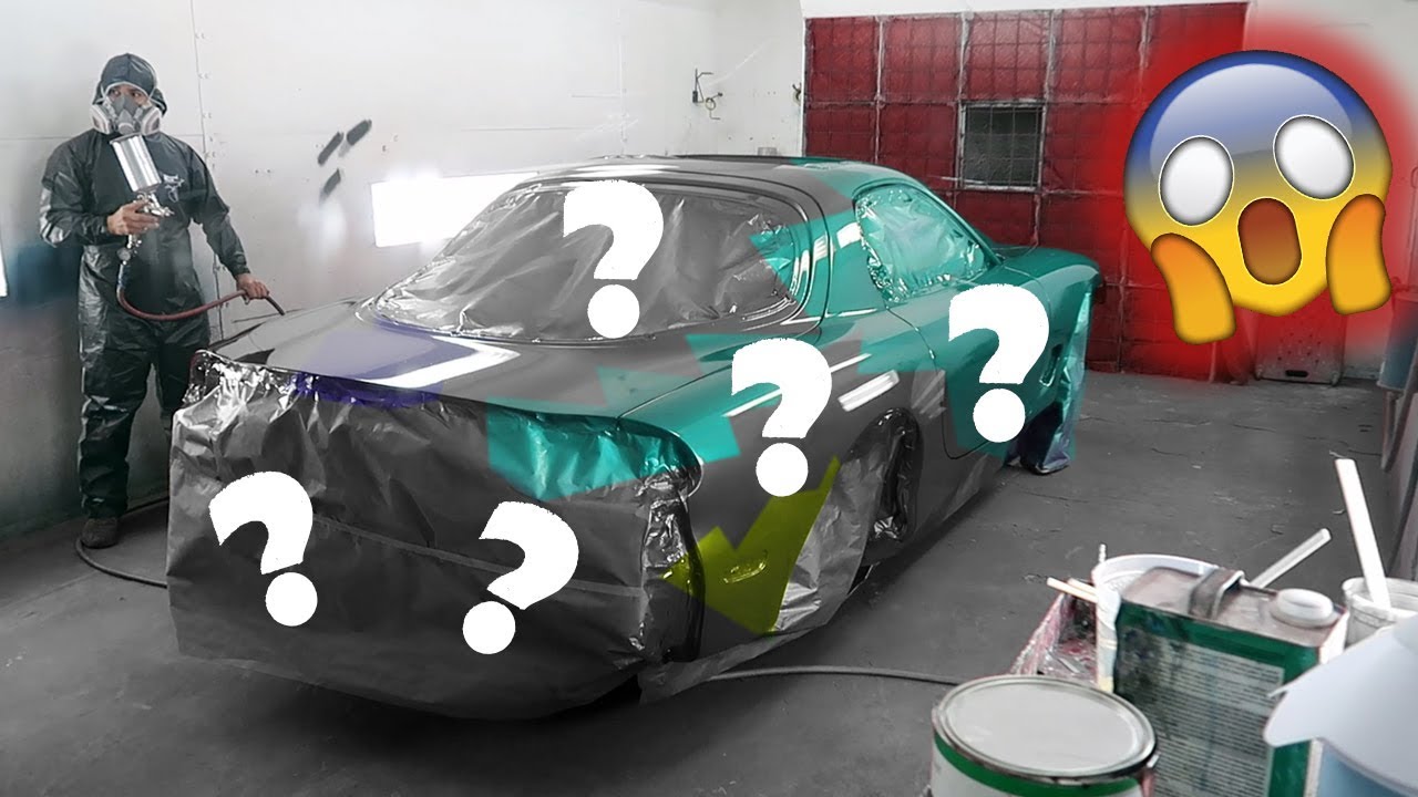 REVEALING THE FD RX-7's BRAND NEW PAINT JOB!! **YOU HAVE TO SEE THIS!!**
