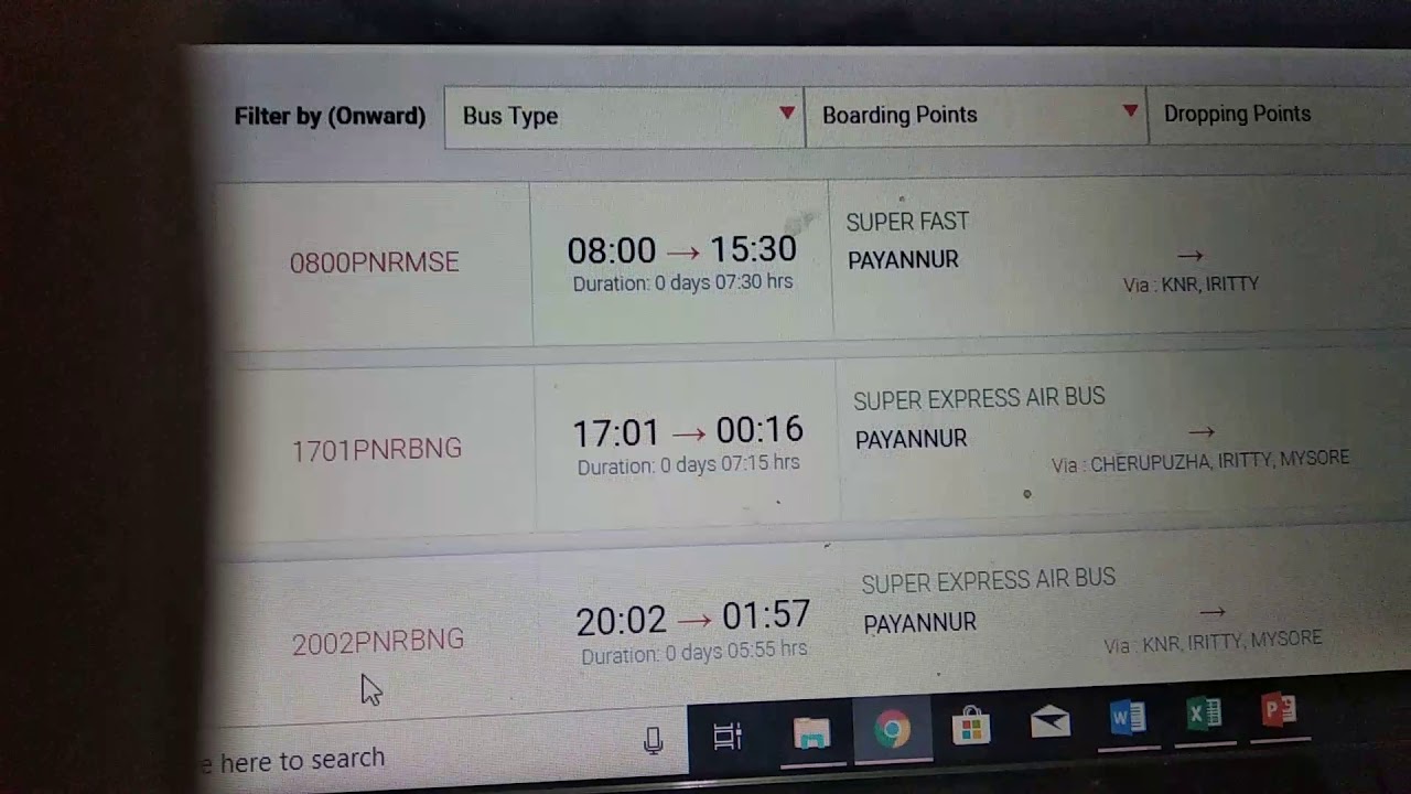 What happened to KSRTC Online booking?- 09 Dec 18