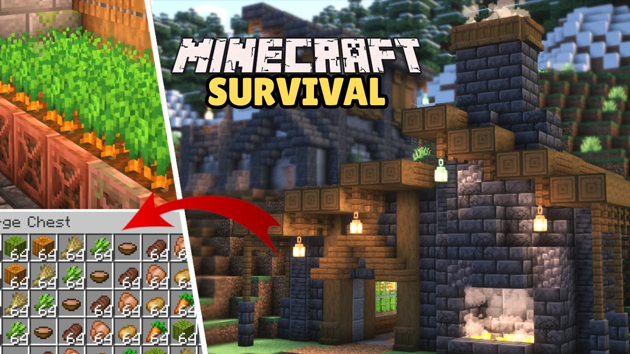 The ONLY Aesthetic Food Farms You'll Ever Need in Minecraft