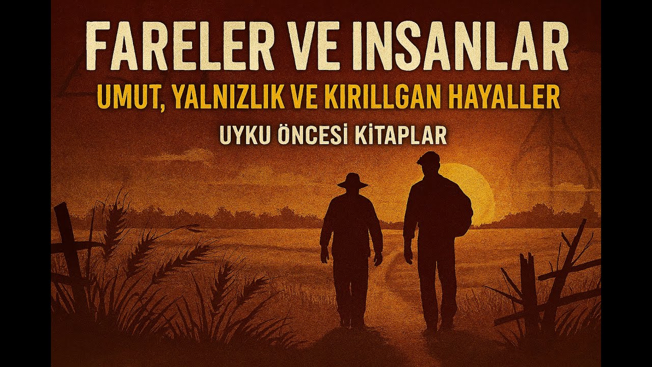 Fareler ve İnsanlar: Umut, Yalnızlık ve Kırılgan Hayaller | ( Uyku &ouml;ncesi Kitaplar )
