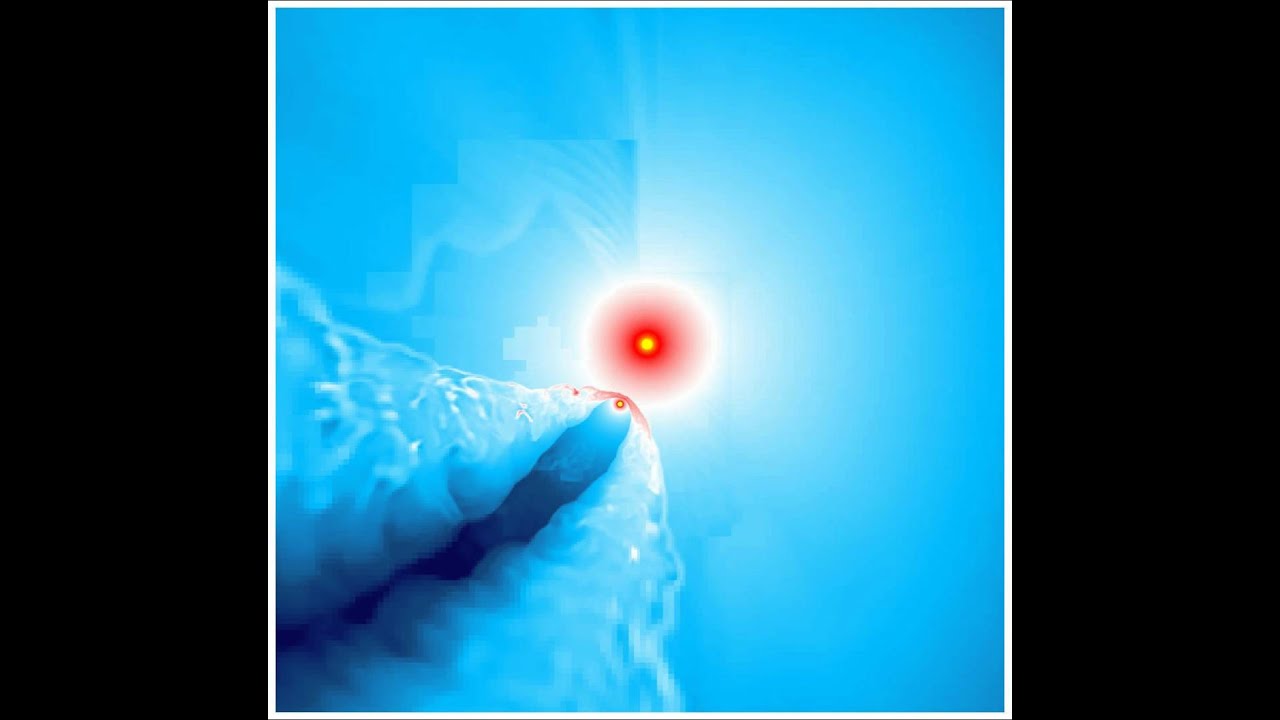 Simulation of colliding wind binary