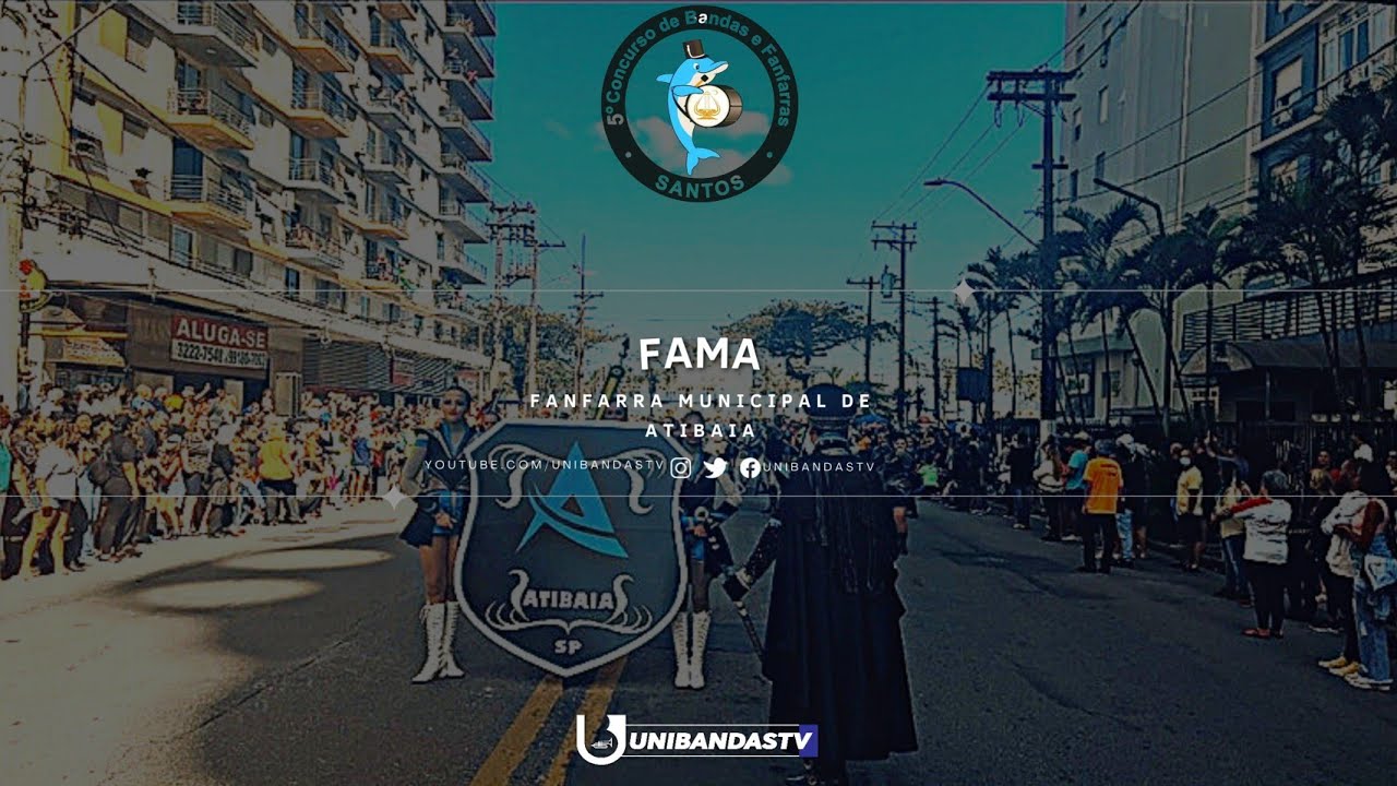 FAMA Fanfarra Municipal de Atibaia | 5 Concurso de Bandas e Fanfarras de Santos 2022 (Completo)