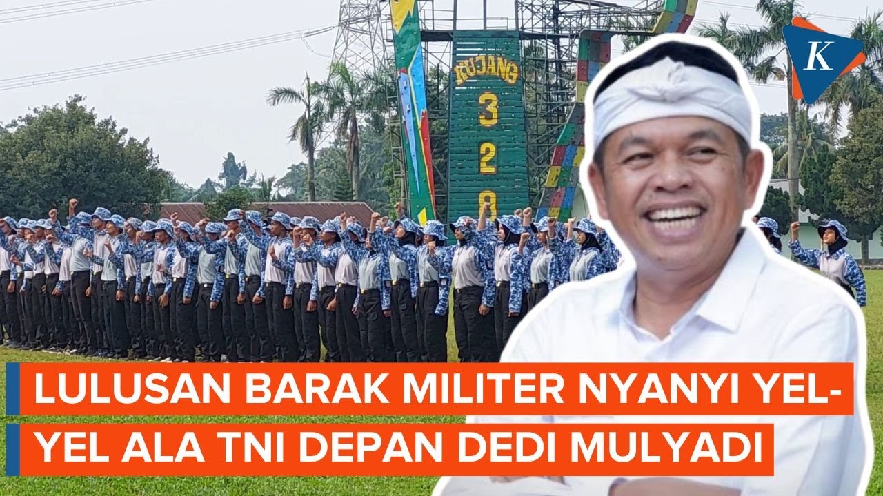 Momen Remaja Depok Lulusan Barak Militer Nyanyikan Yel-yel di Depan Dedi Mulyadi
