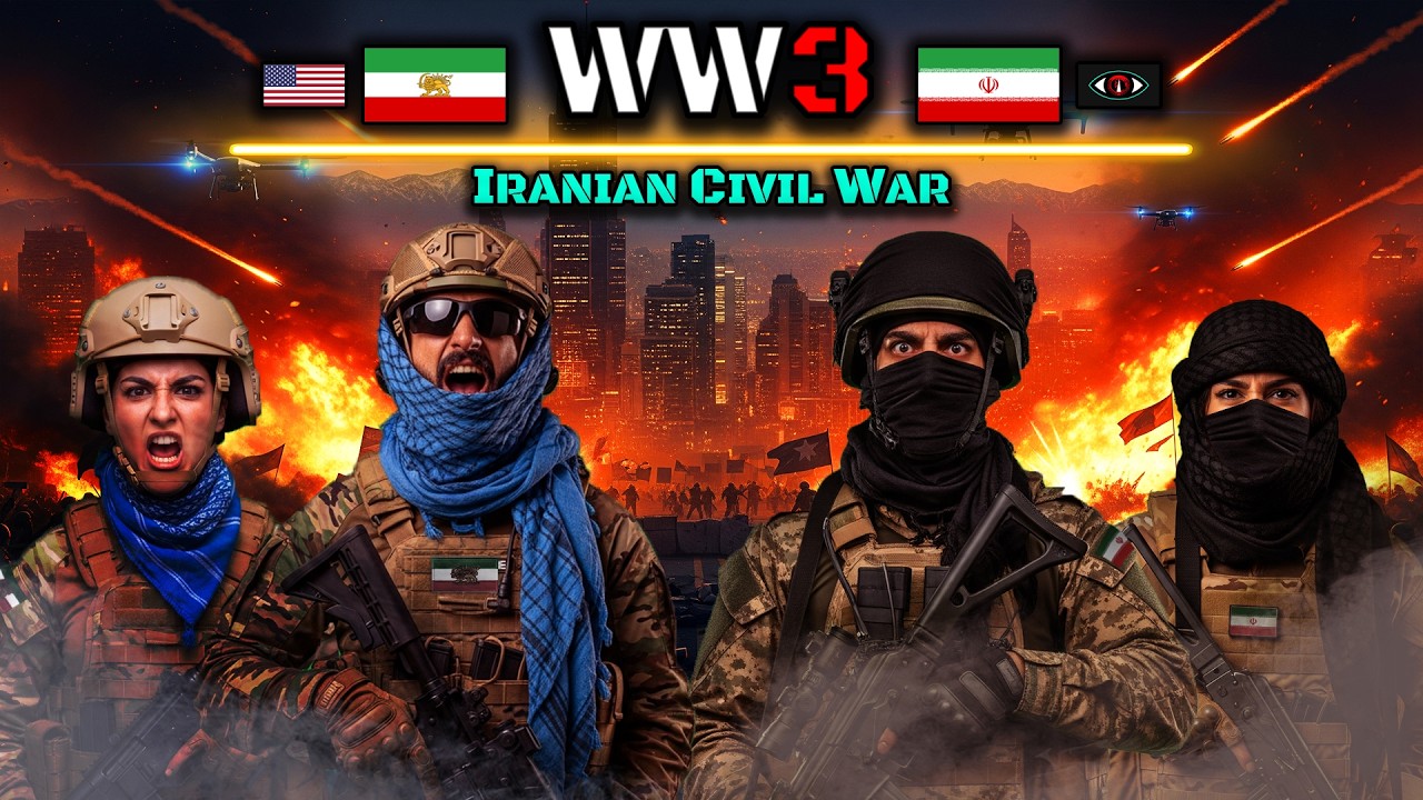 Iranian Civil War | World War 3 Military Simulation