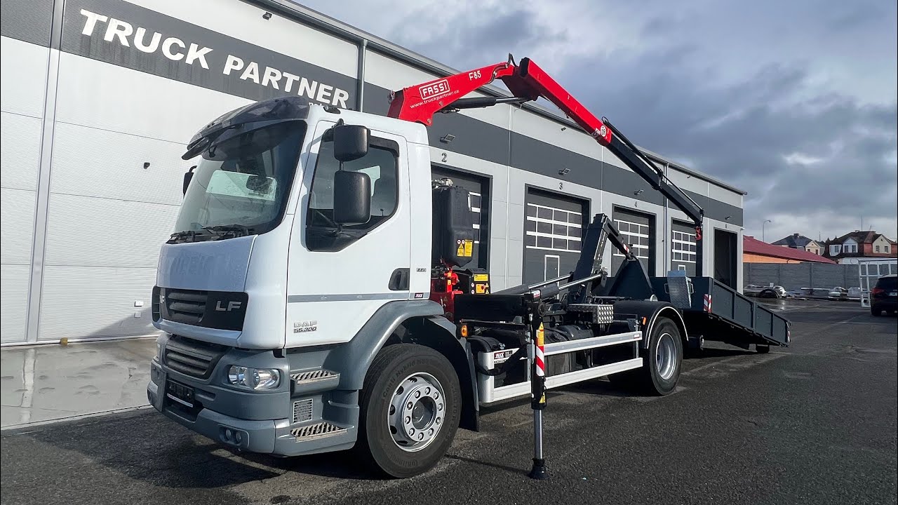 DAF LF 55.300-18T - jeřáb+nosič kontejnerů od TRUCK PARTNER s.r.o.