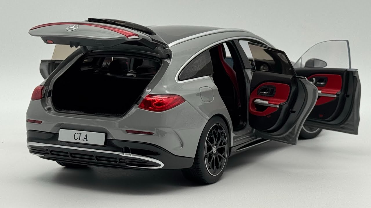 Mercedes CLA (X174) Shooting Brake Alpine Grey NZG 1:18