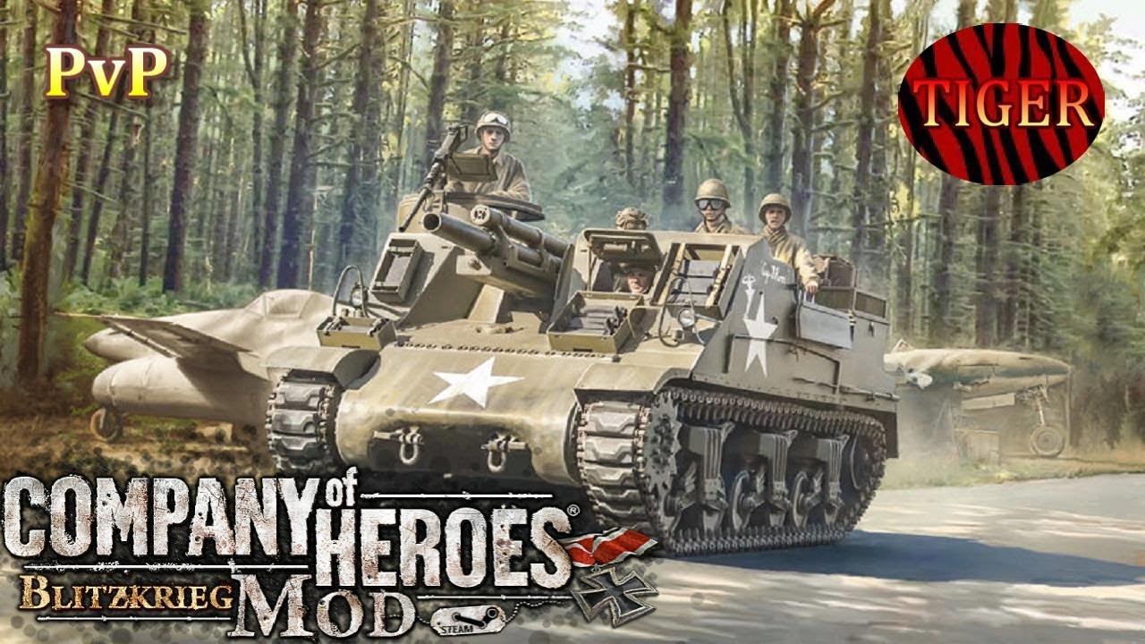 CoH Blitzkrieg Mod PvP _ 3v3 Multiplayer Gameplay