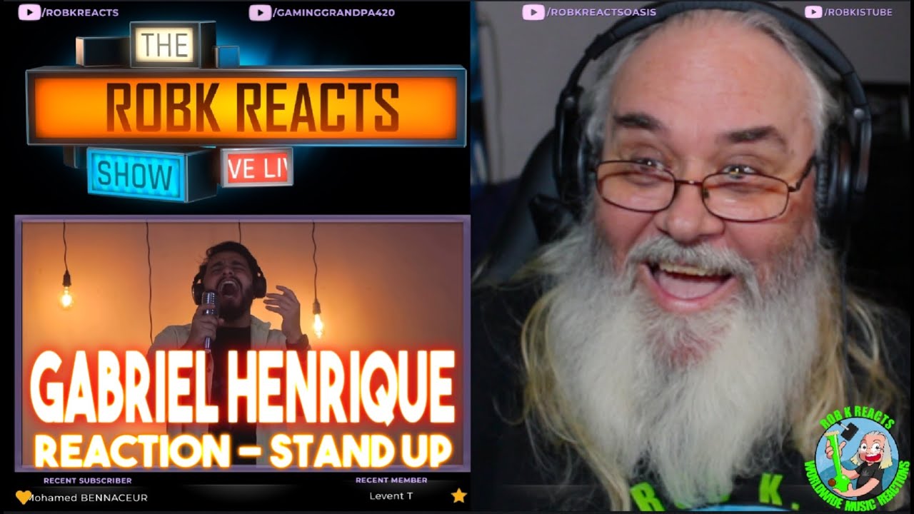 Gabriel Henrique Reaction - Stand Up - First Time Hearing - Requested