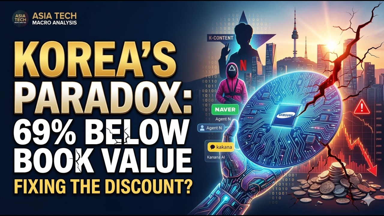 Korea's Paradox: World-Class Companies, 69% Trading Below Book Value