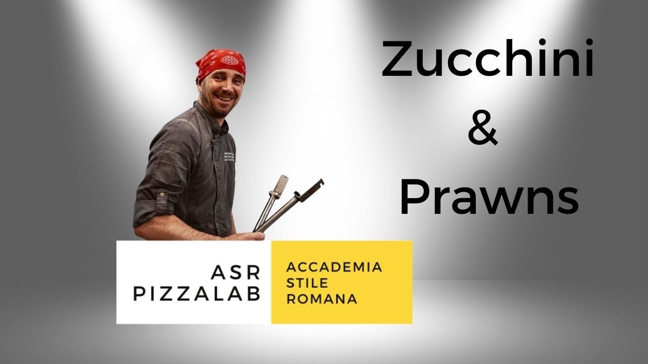 Pizza in Teglia- Zucchini & Prawns