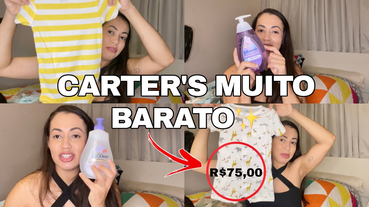 COMPREI MUITA ROUPA DA CARTER’S na promoção | Compras do Prime DAY da Amazon 