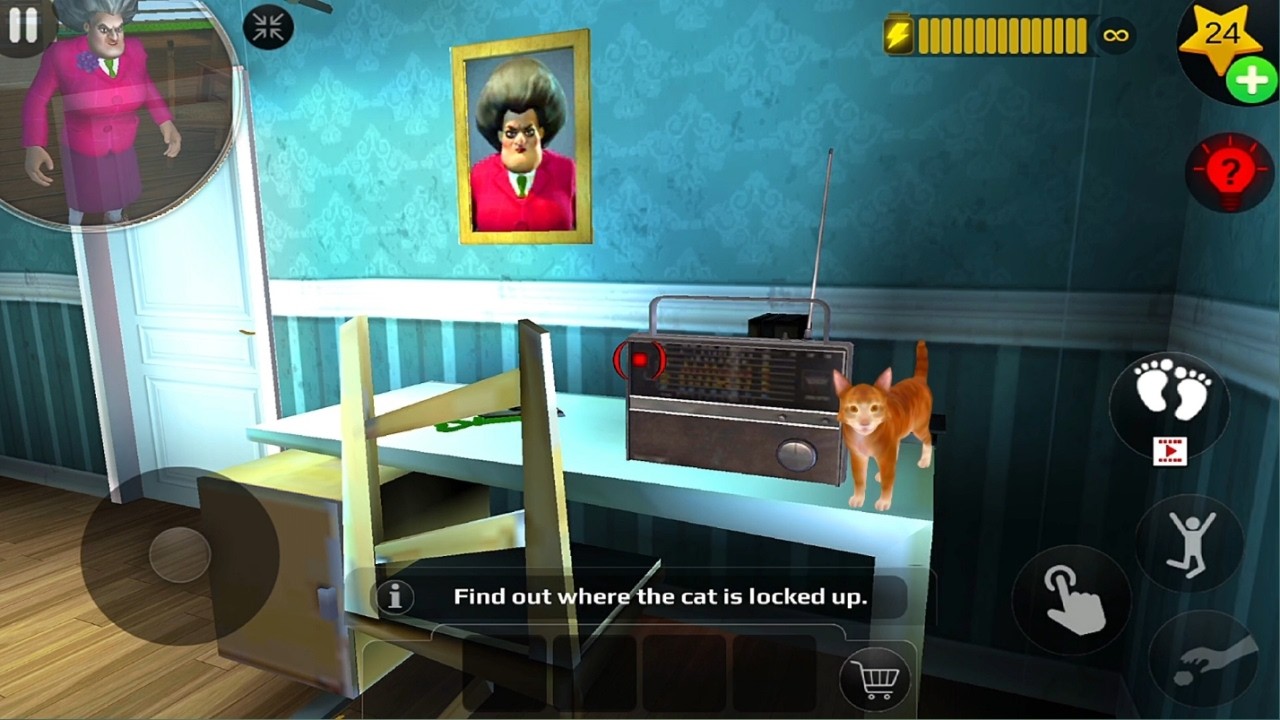 Scary Teacher 3D: Stealth Cat Rescue using PURE AUDIO!