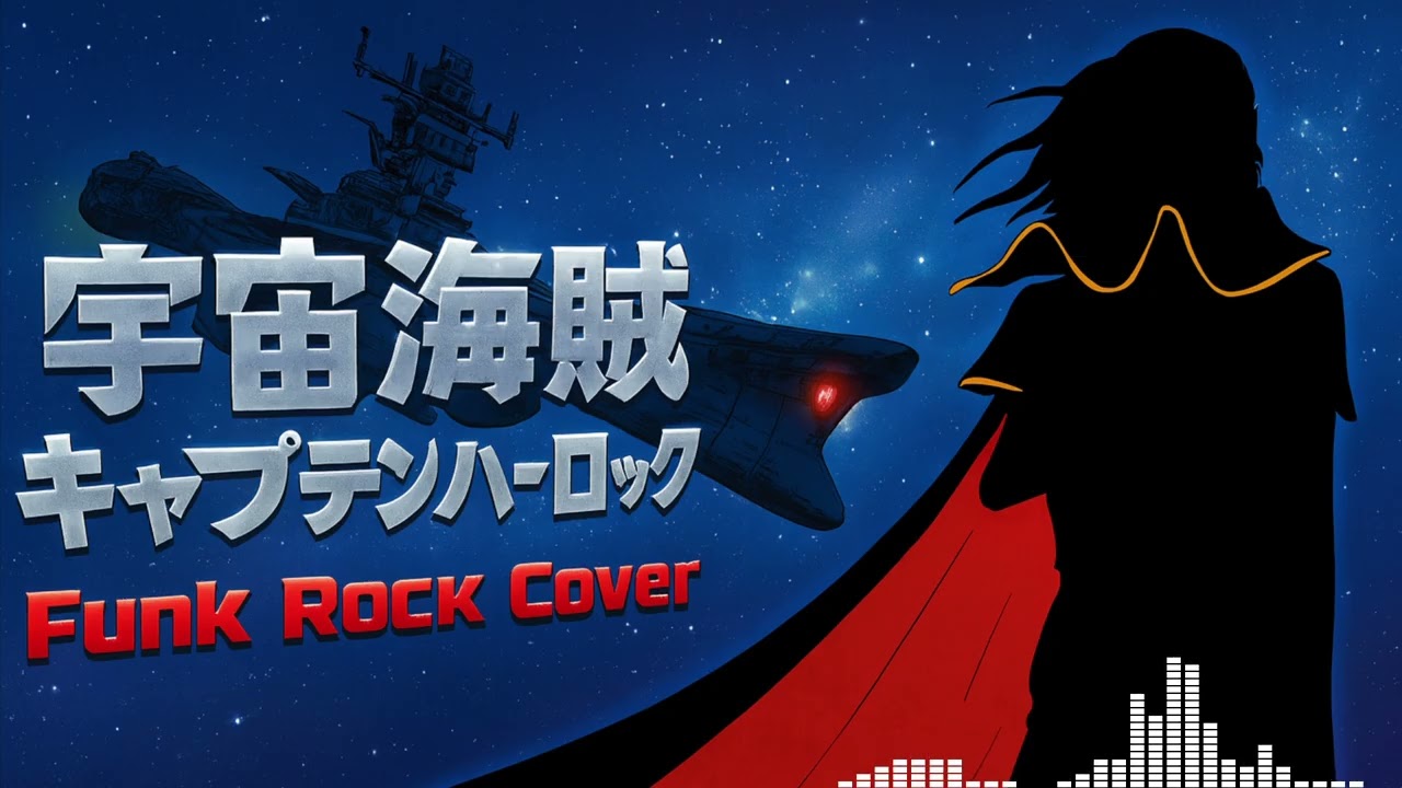 Captain Harlock (1978) OP 宇宙海賊キャプテンハーロック (Funk Cover)