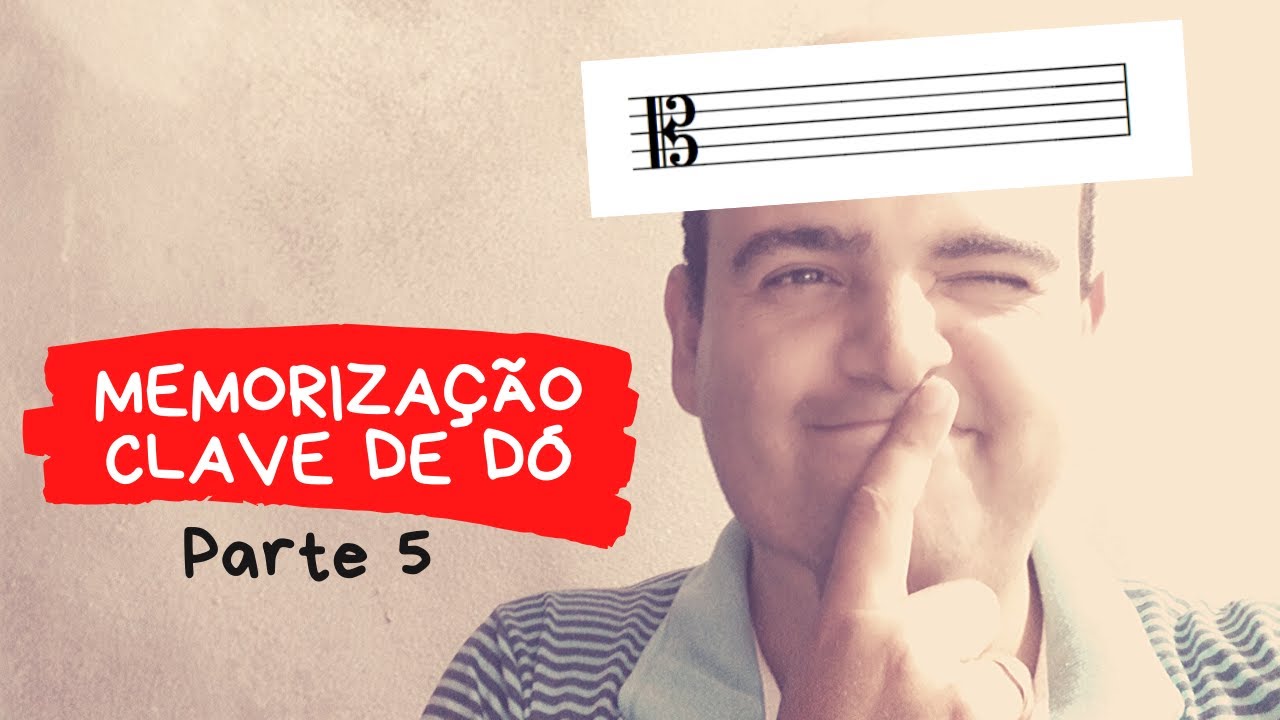 Memorização Clave de Dó Linhas e Espaços SUPLEMENTARES SUPERIORES