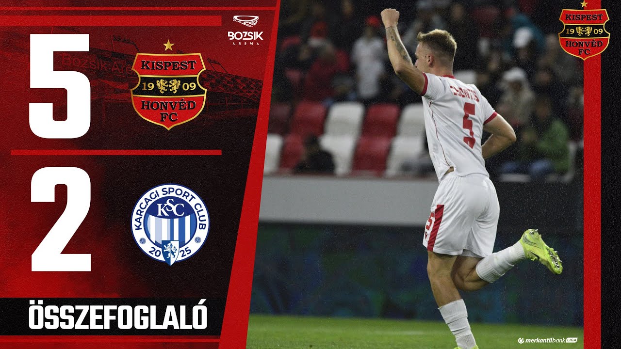 Budapest Honvéd FC - Karcagi SC 5-2, Merkantil Bank Liga, 08. forduló - összefoglaló