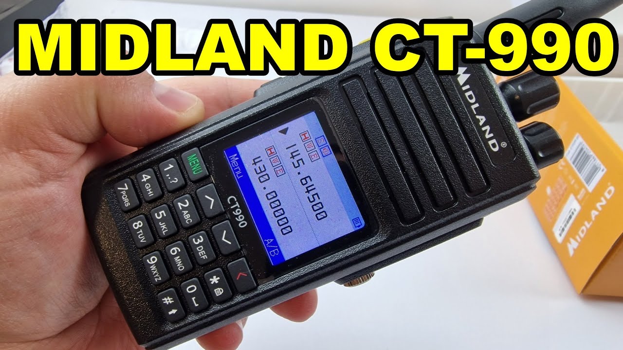 Radiotelefon MIDLAND CT-990 EB Prezentacja Unboxing