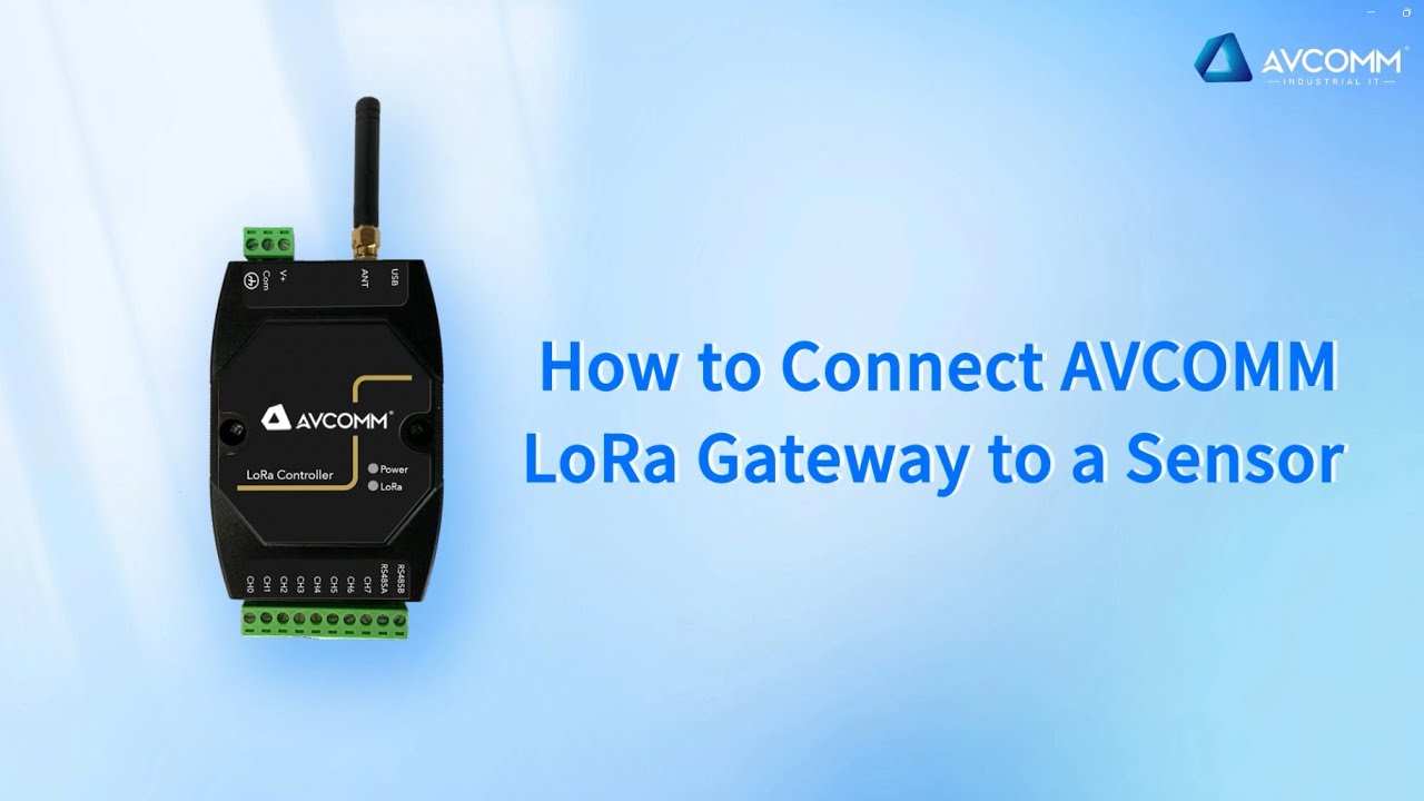 How to Connect a Modbus Sensor to AVCOMM LoRa Gateway?