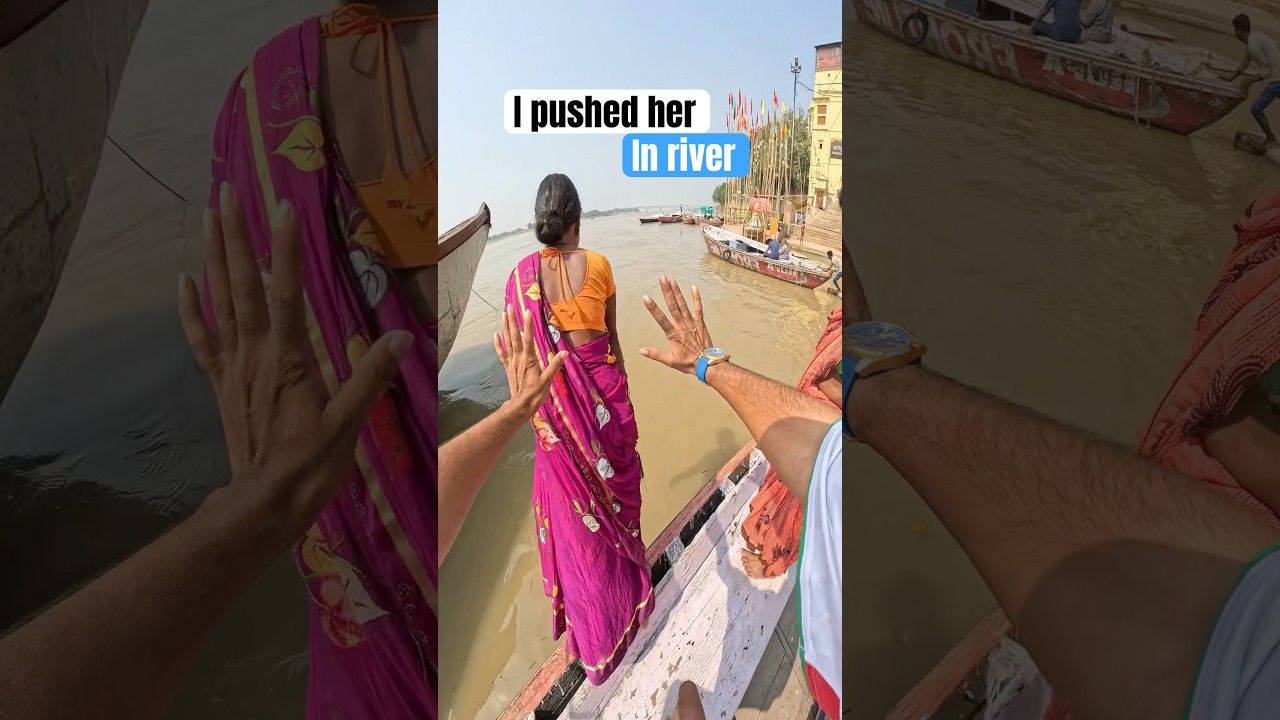Most funny 🤣 video in varanasi #funny #prank #funnyshorts #varanasi #shorts