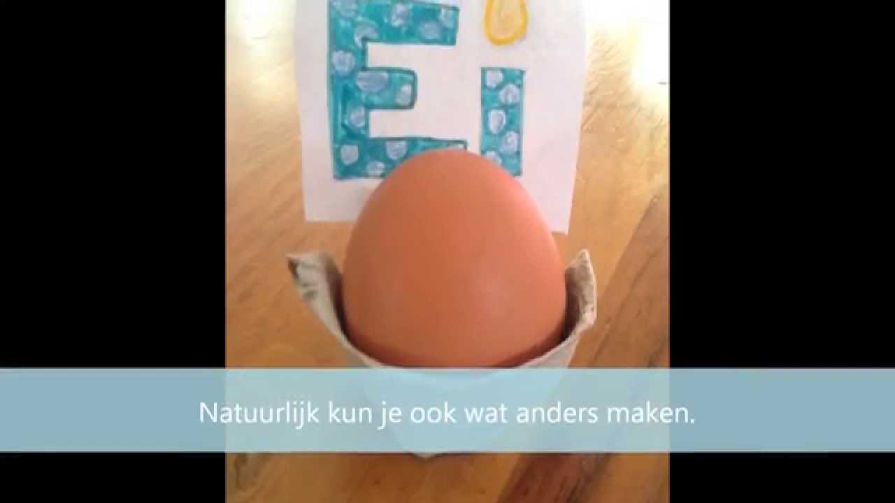 Maak het zelf - eierdopje