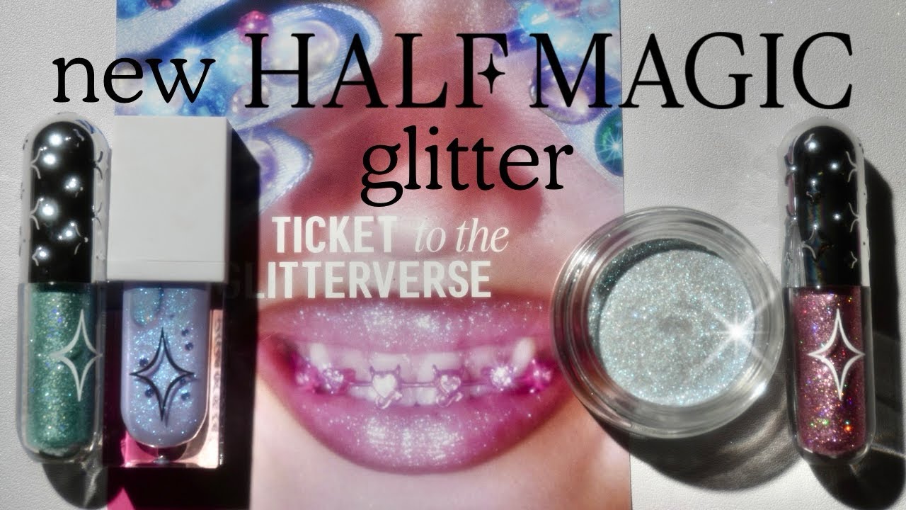 Half Magic has a BLUE Glitter Puck?! A deep dive on the newly launching glitter shades!