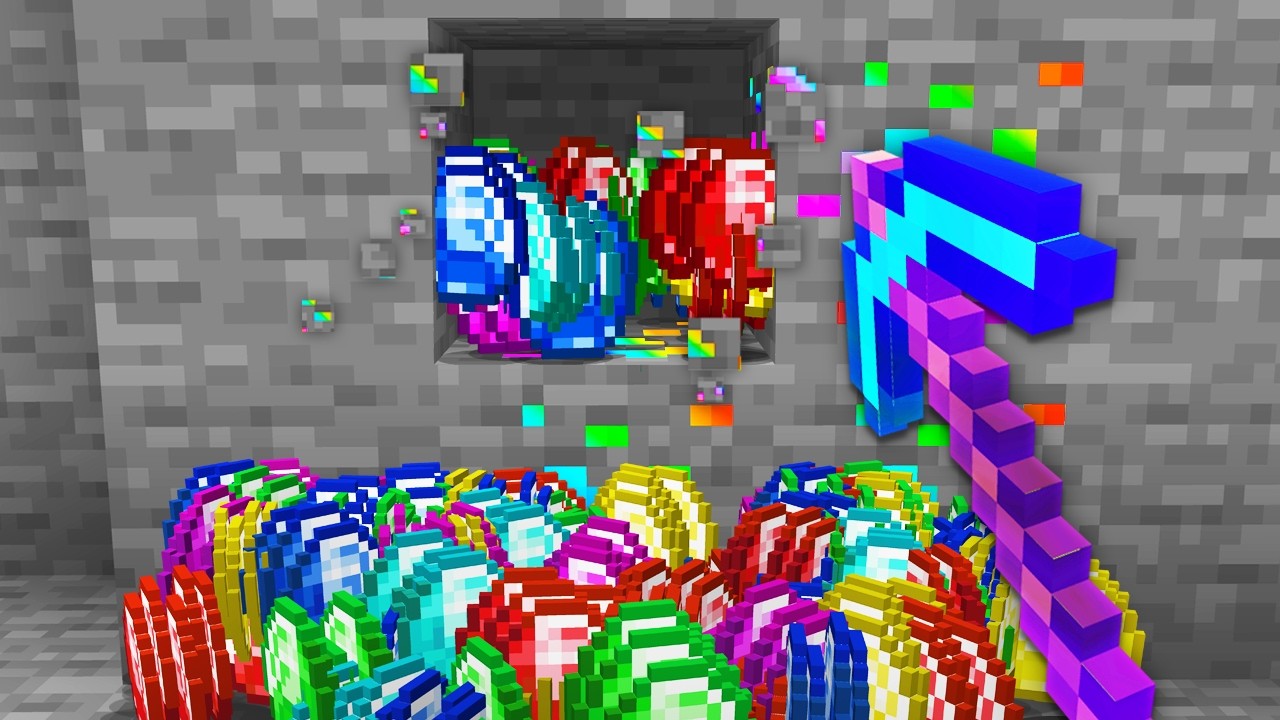 Minecraft, But There's Custom Diamonds...