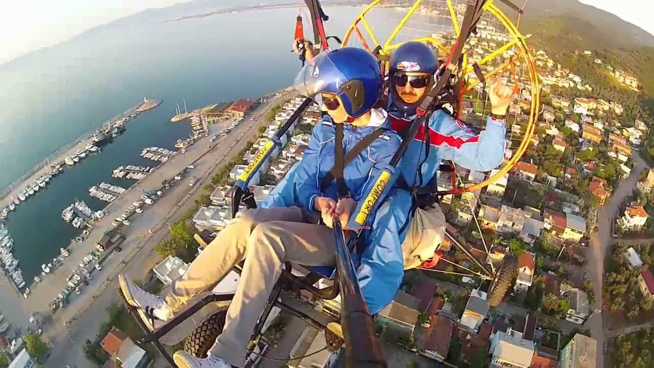KIZIMLA BİRLİKTE BURSADAN KUMSAZ SAHİLERİNE UÇUŞ :)