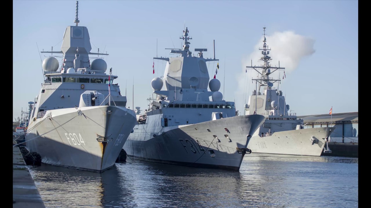 F314 HNoMS Thor Heyerdahl departs KGV in Glasgow for Joint Warrior 2019 [4K/UHD]