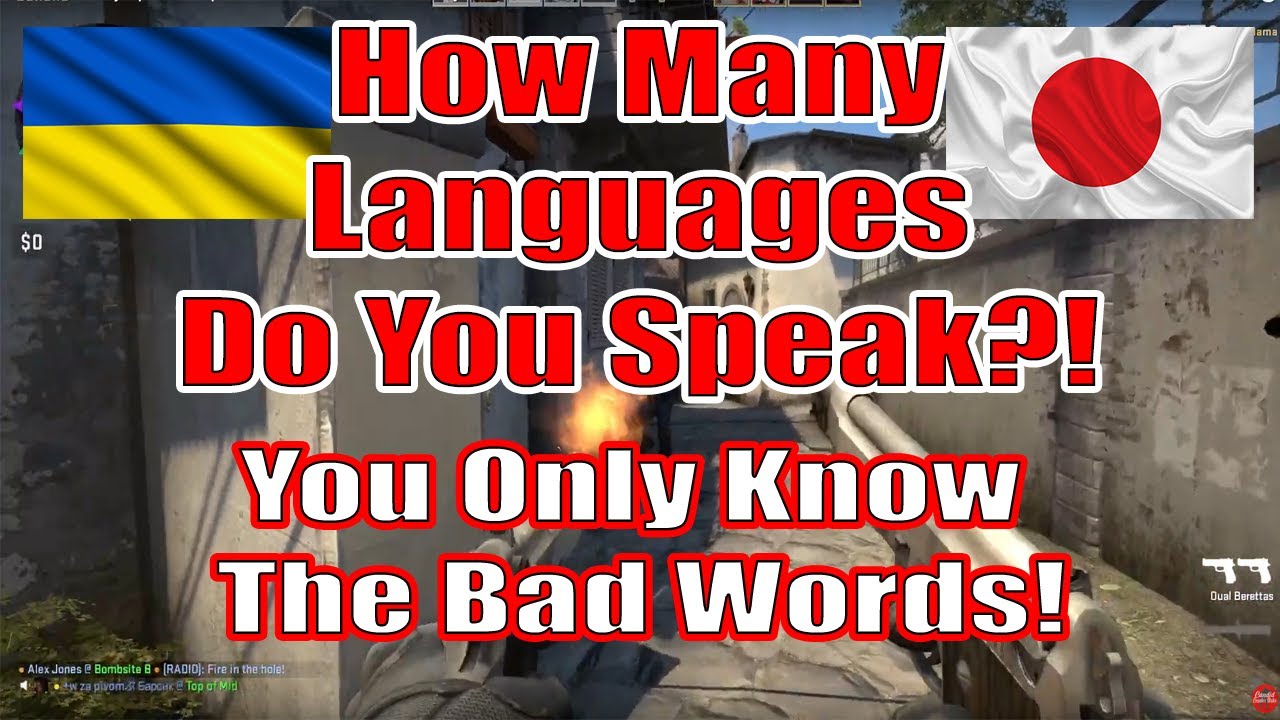 Ukrainian Guy Speaks Japanese In Counter Strike Lobby