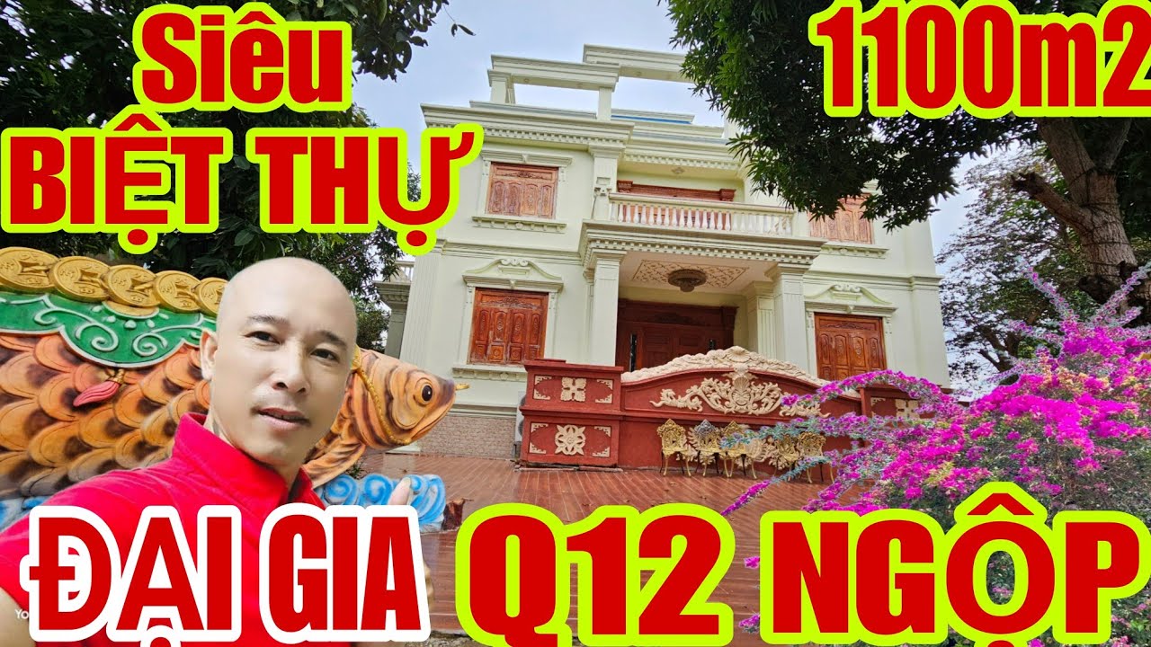 🛑SIÊU BIỆT THỰ 1100m2 CỦA ĐẠI GIA Q12 ĐANG NGỘP RAO BÁN VỚI MỨC GIÁ...??? | #bietthusaigon