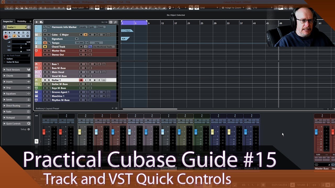 Практическое руководство по Cubase, Эпизод 15 — Быстрое управление треками и VST