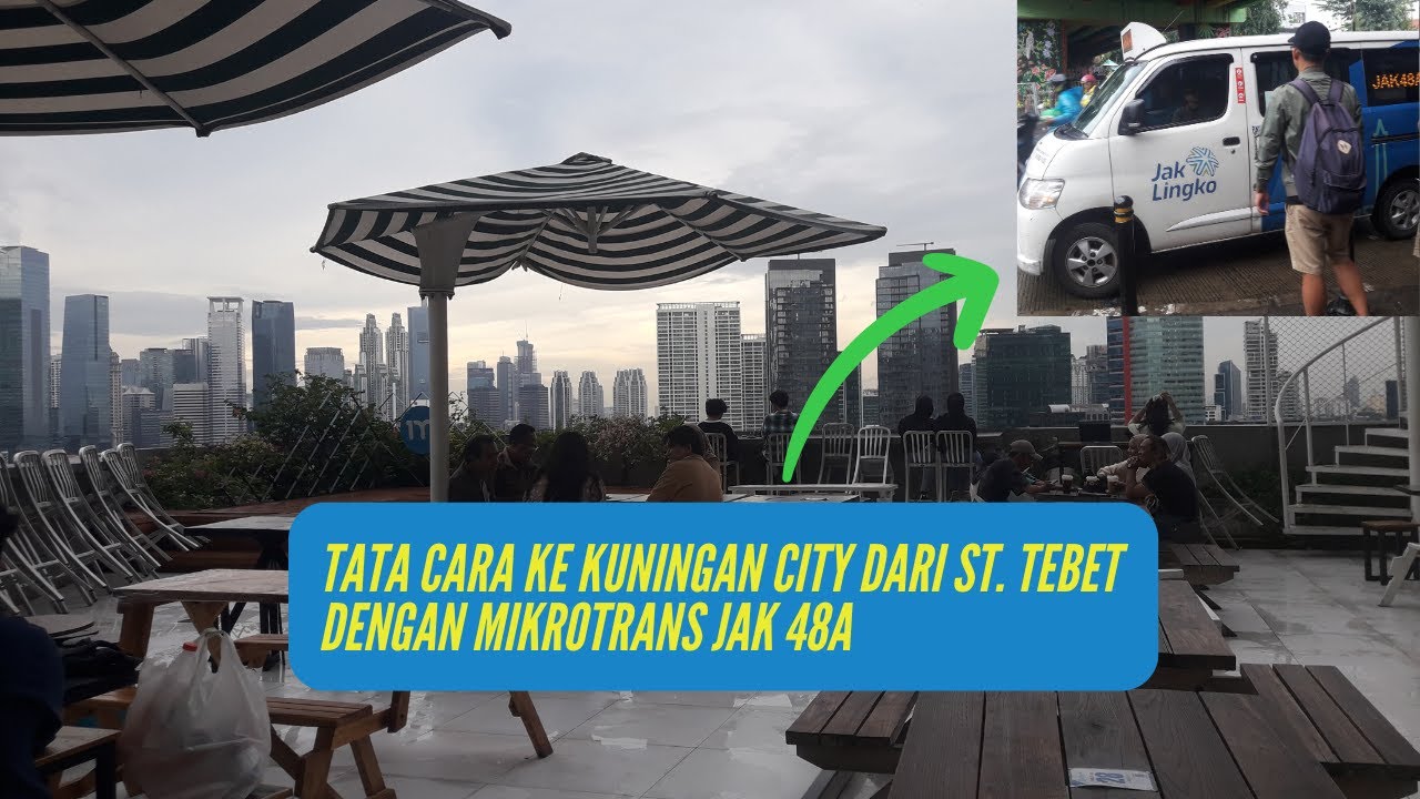 TIPS Malam Sabtu Jalan - Jalan ke Mall Kuningan City dari Stasiun Tebet Gratis || Mikrotrans JAK 48A