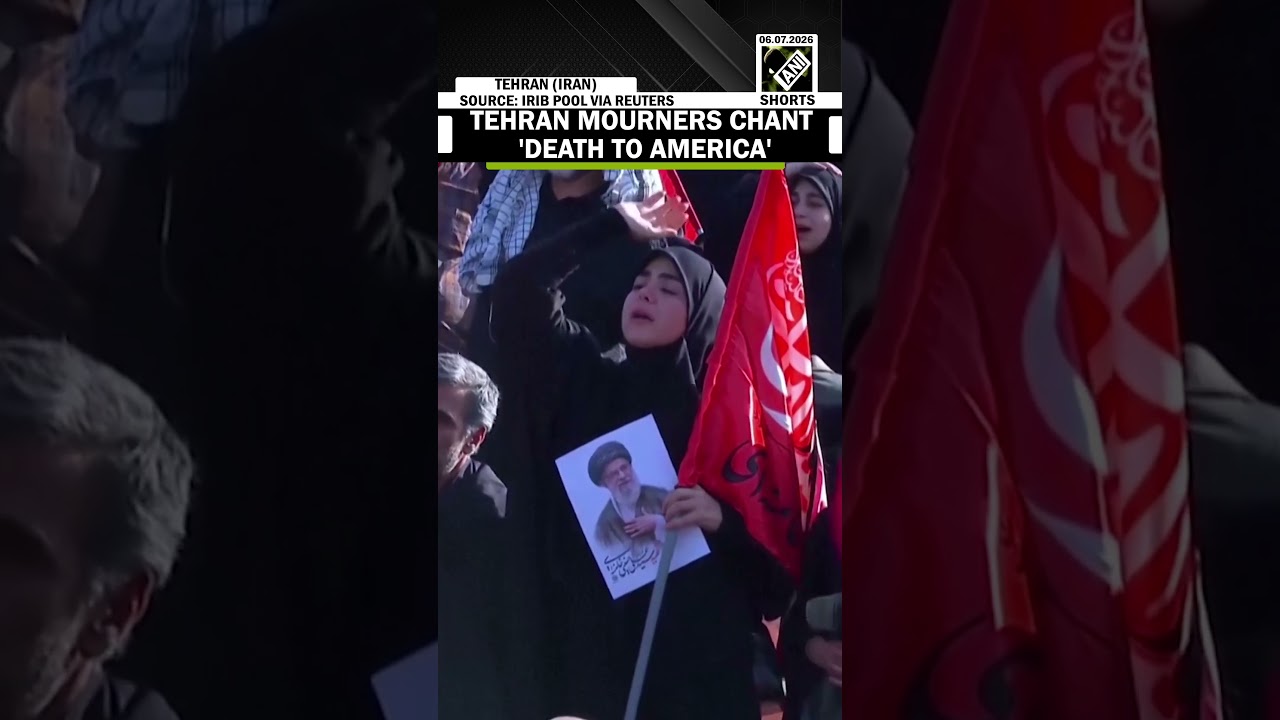 Tehran mourners chant 'Death to America' as poet vows revenge at Khamenei funeral