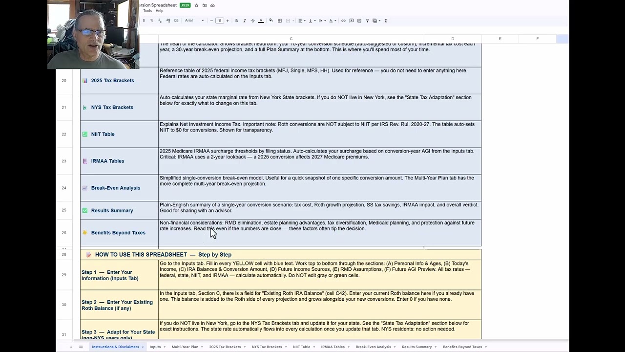 New & Improved Public Roth Conversion Spreadsheet — Plan Sm﻿arter, Pay Less Tax