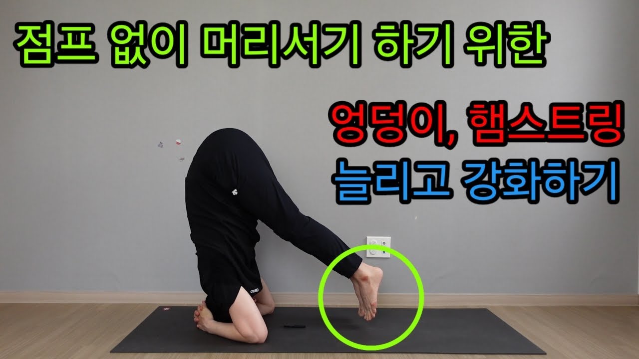 골반 전방경사 만들기 위한 엉덩이 햄스트링 스트레칭 루틴