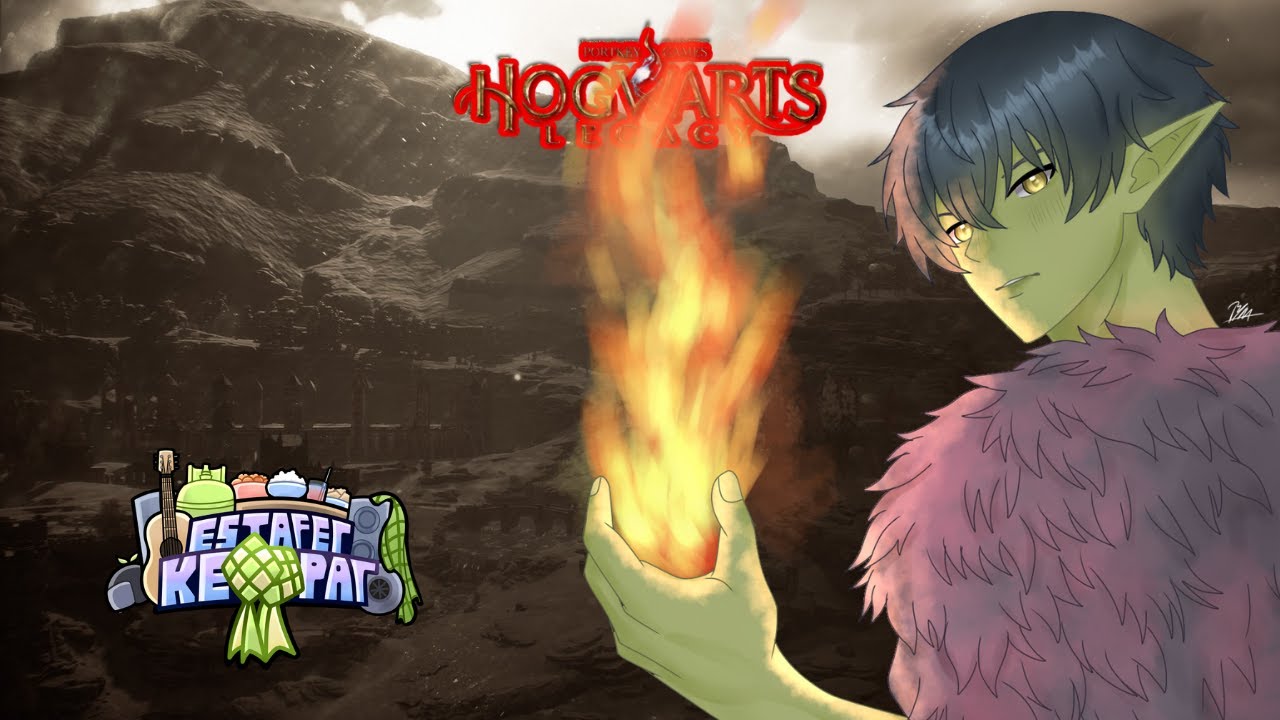 The Chosen Wizard: Kebangkitan Kekuatan Terlarang - Hogwarts Legacy part 5 #estafetketupats2