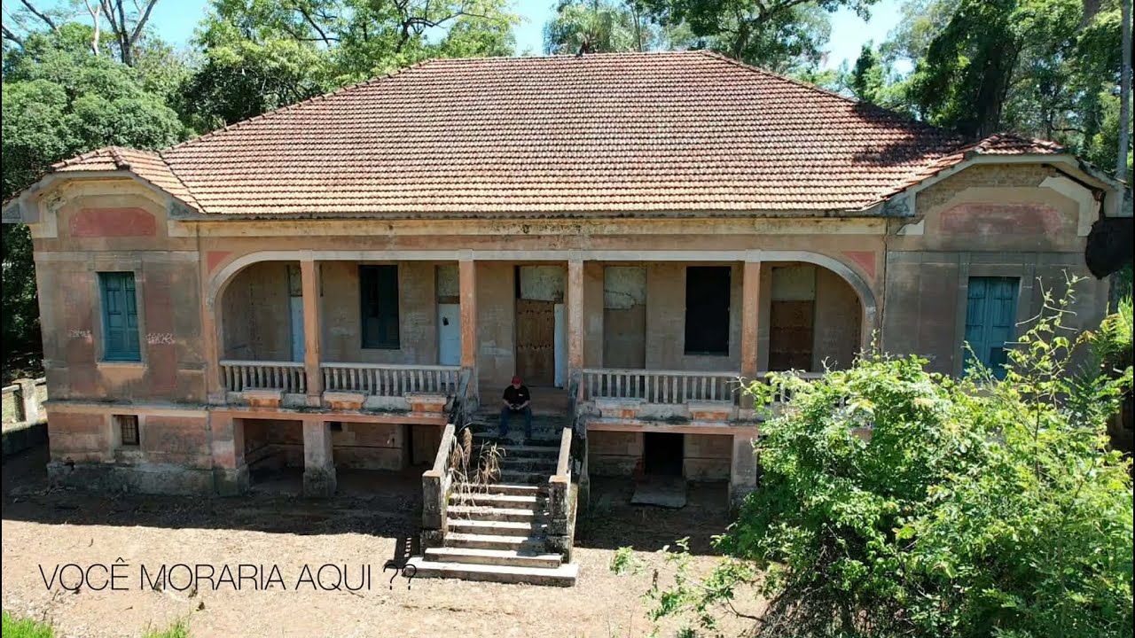 ÚNICO CASARÃO VERMELHO ABANDONADO DO BRASIL