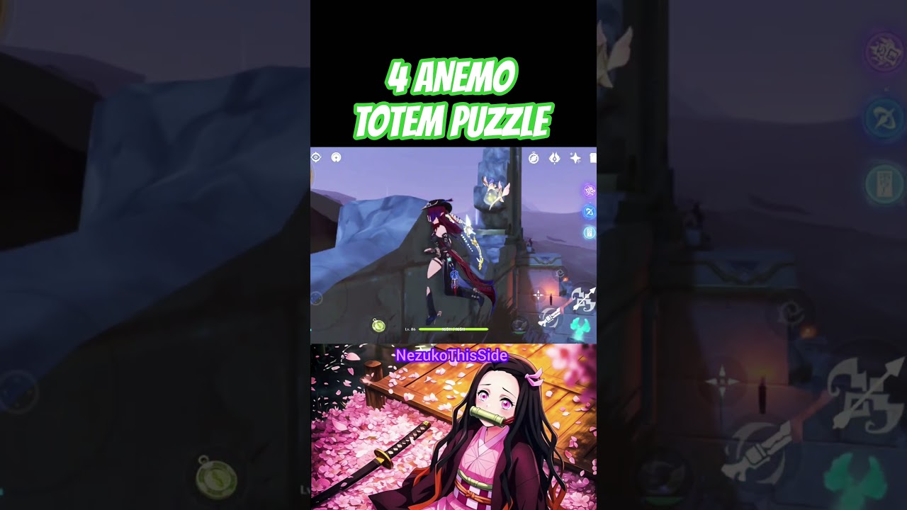 Precious Chest✨ 4 ANEMO TOTEMS PUZZLE, Tanit camp🍃 #genshinimpact #genshin #hoyovers #sumeru