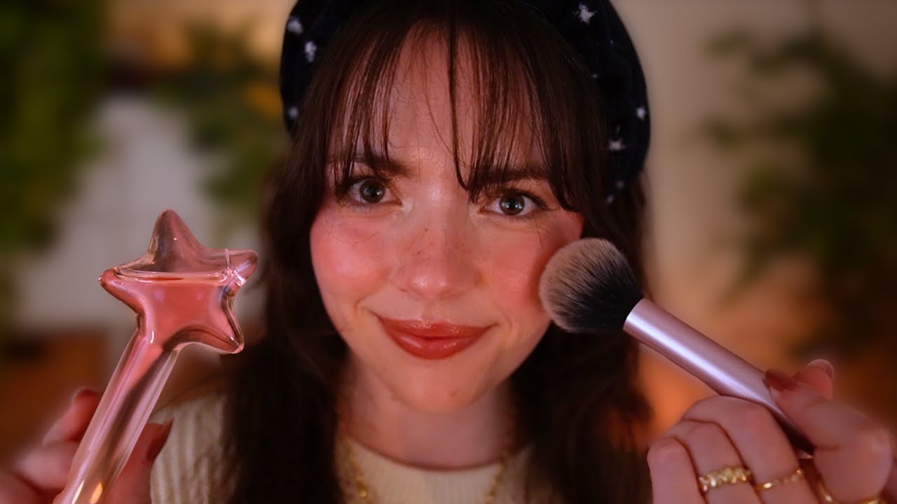 ASMR Pampering Session for Relaxation 🫧 🕯️ (skincare, makeup, personal attention)