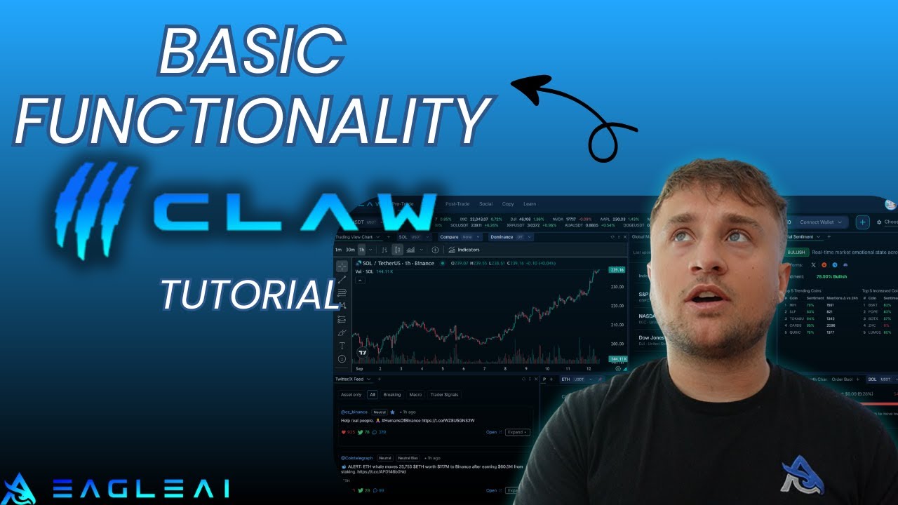 AI Crypto Trading Terminal CLAW Beta: Basic Functionality Tutorial