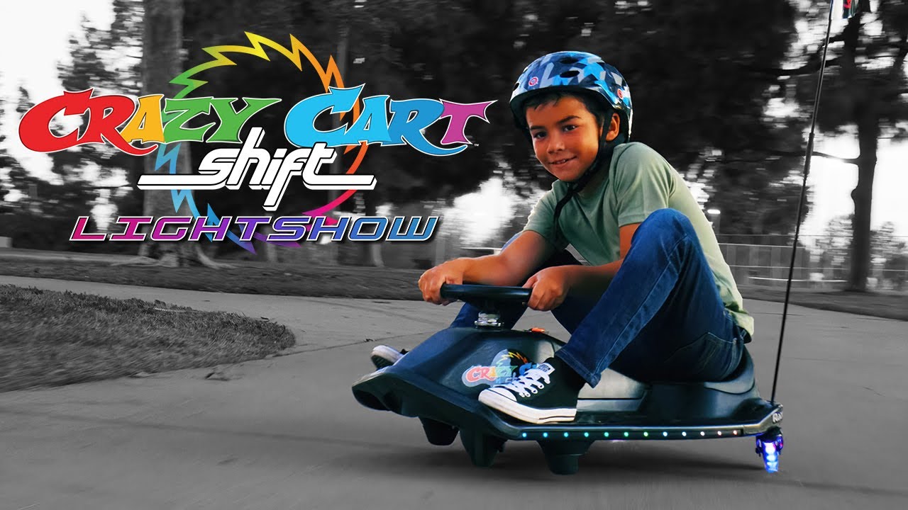 Razor Presents: Crazy Cart Shift Lightshow - The Ultimate Drifting Go Kart for Kids